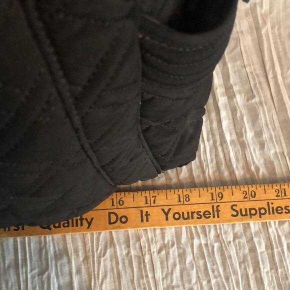 VERA BRADLEY Katalina SZ XL black yellow weave pattern diaper baby bag - Picture 15 of 16